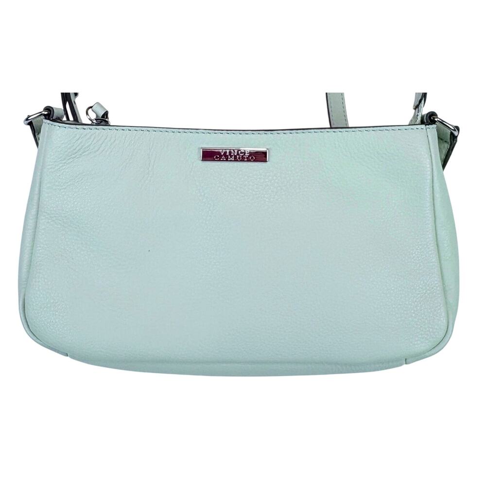 Vince Camuto ELANA Leather Crossbody Shoulder Bag in Mint Pastel Green NWOT $158 - Picture 5 of 13